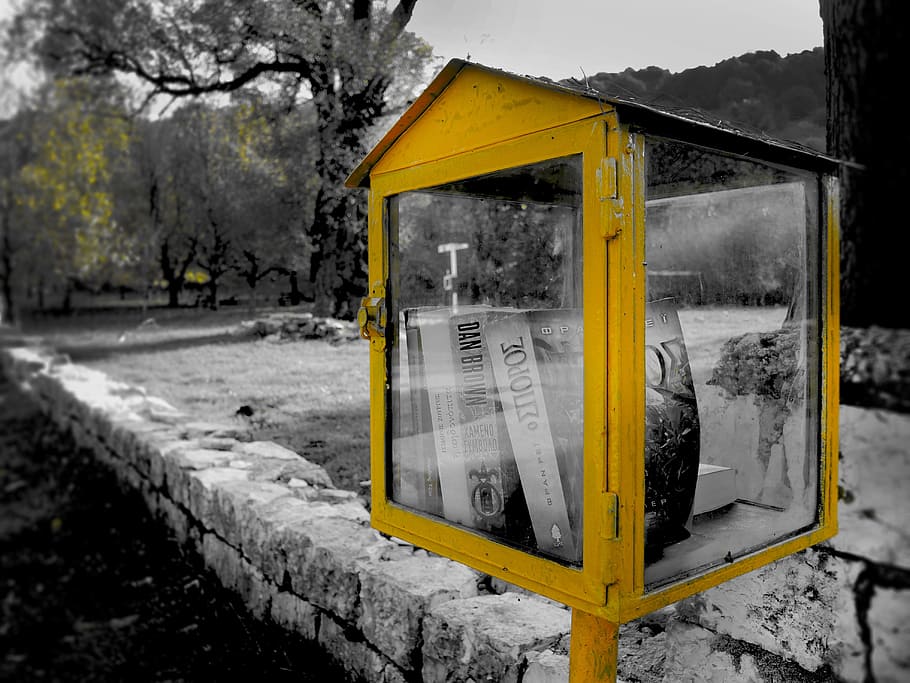 Greece, Katw, Library, katw pedina, transportation, window HD wallpaper