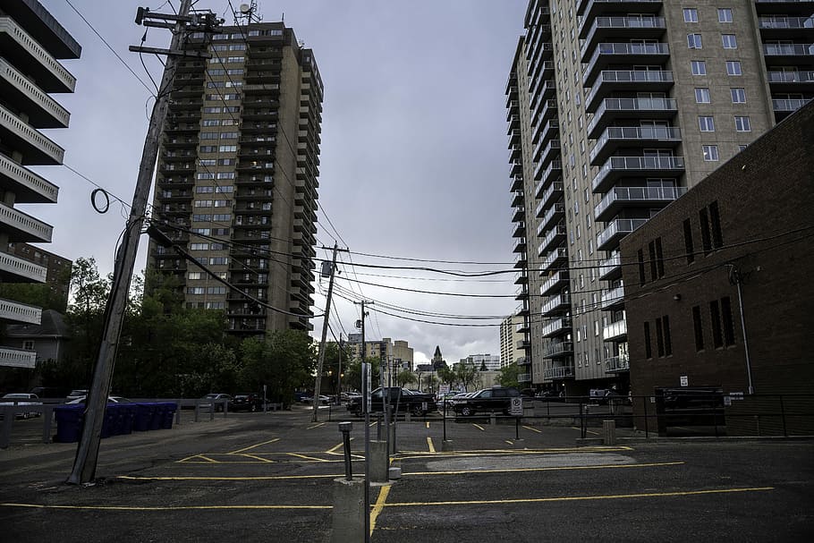 Towers and wires in Saskatoon, canada, public domain, saskachewan HD wallpaper