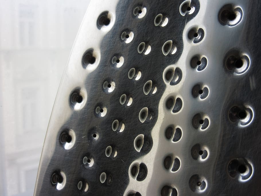 iron, metal, reflections, pattern, background, abstract, close up HD wallpaper