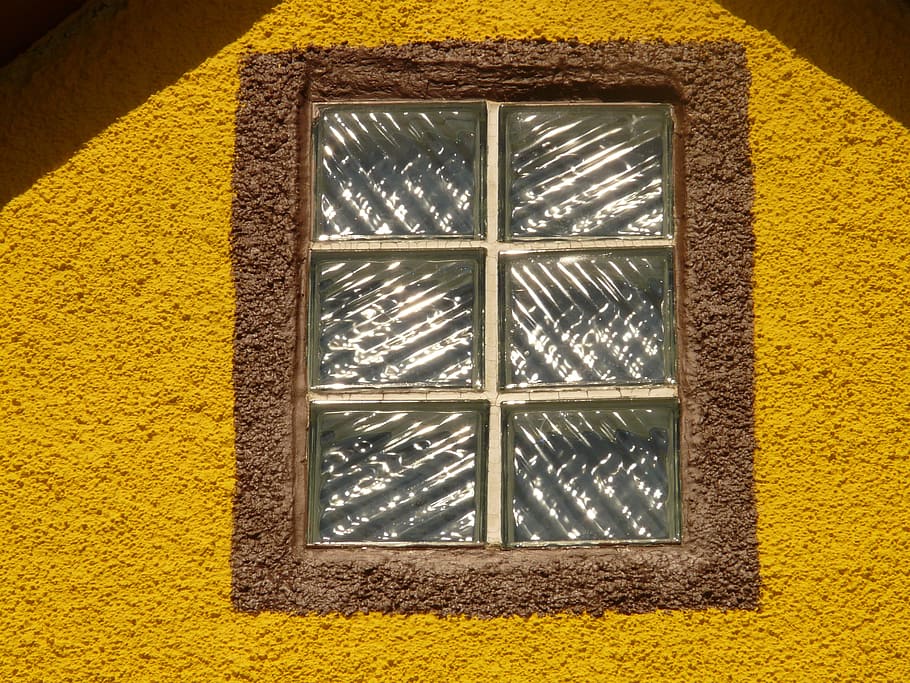 Window, Home, Architecture, Plaster, yellow, indoors, no people HD wallpaper