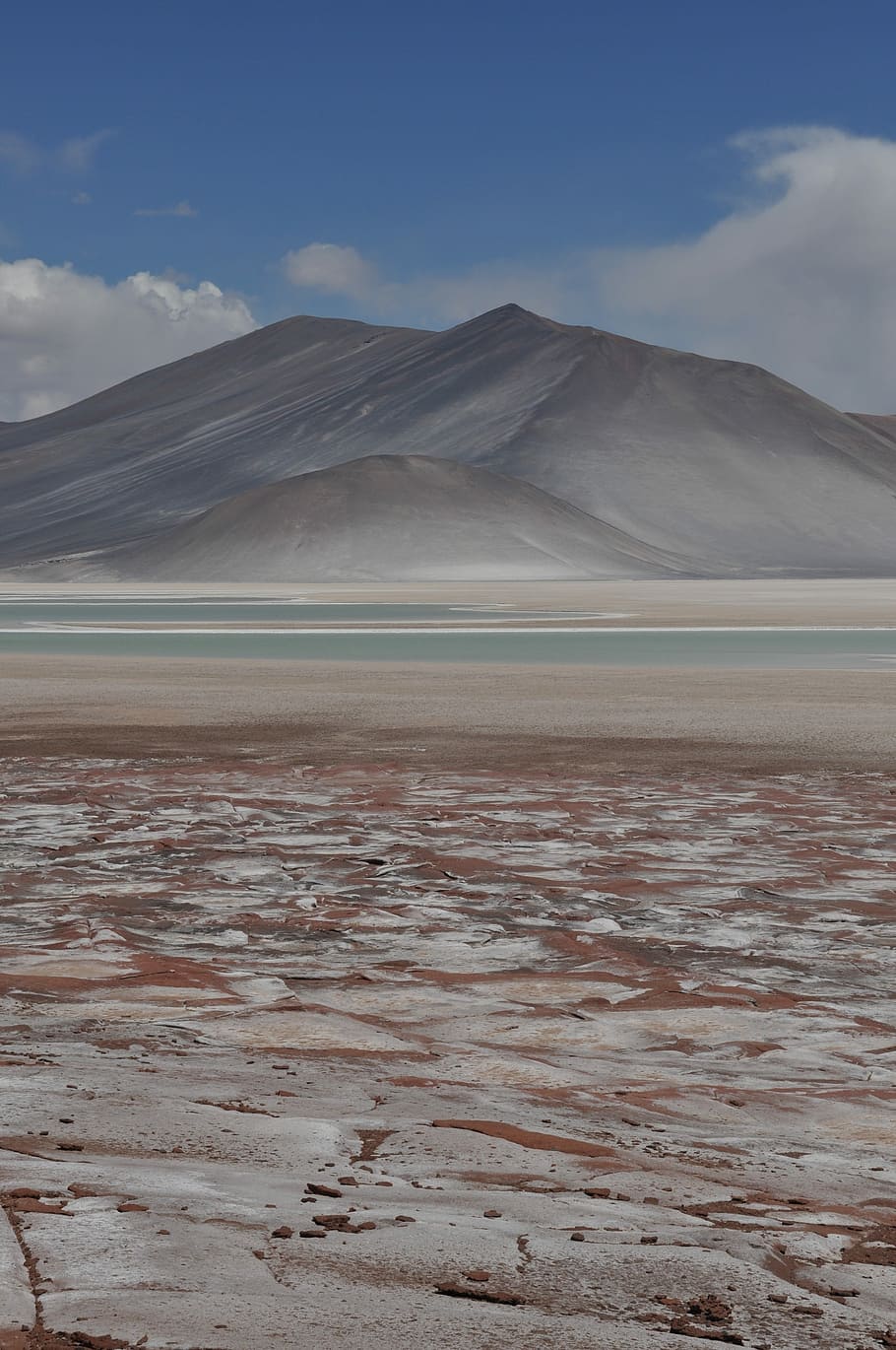 Volcano, Landscape, Desert, nature, mountain, cloud - sky, scenics HD wallpaper