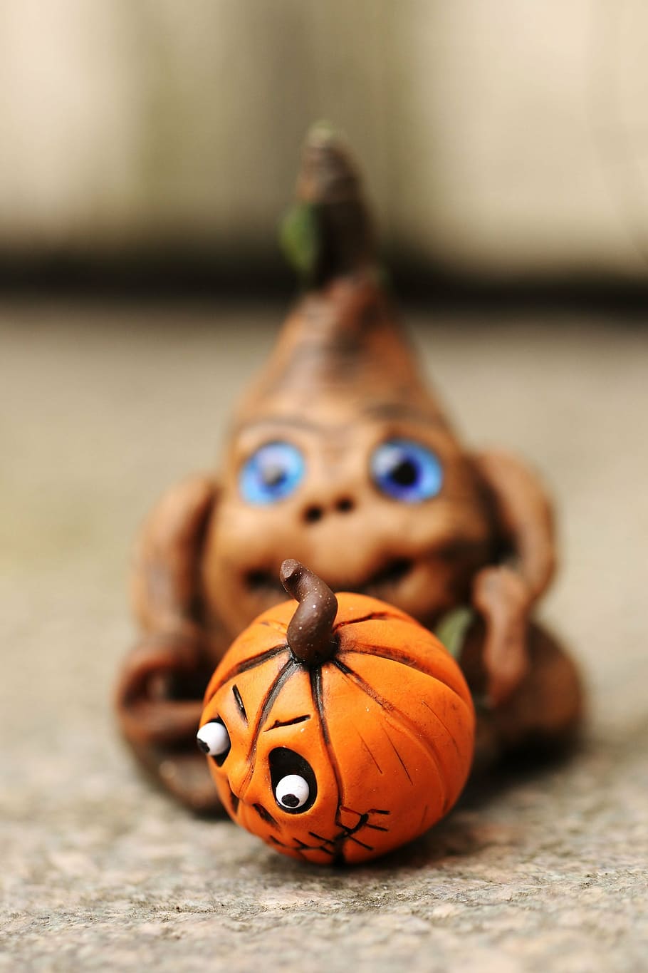 vegetables, figures, miniature, decoration, celebration, halloween HD wallpaper