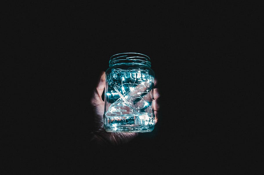 Hd Wallpaper Person Holding Clear Glass Jar Person Holding Glass Mason Jar Wallpaper Flare
