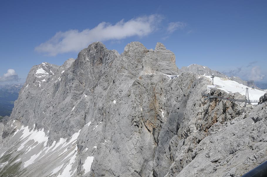 dachstein, cable car, mountains, hike, nature, austria, gondola HD wallpaper