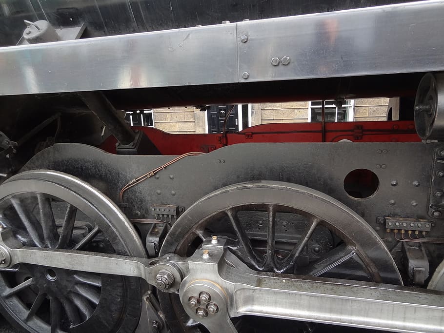 train, north yorks, railway, engine, transportation, mode of transportation HD wallpaper