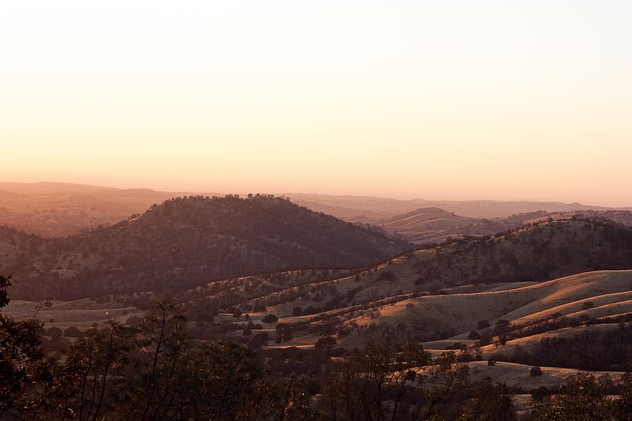 sky, mountain, trees, landscape, nature, scenics - nature, environment HD wallpaper