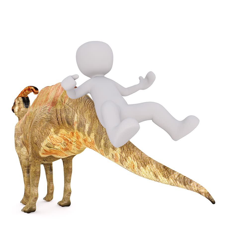 brown dinosaur illustration, Males, 3D Model, Isolated, 3D, Model HD wallpaper