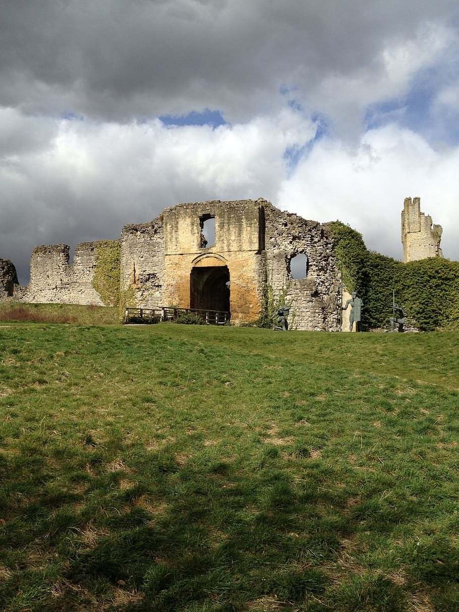 architecture, castle, grass, travel, ancient, built structure HD wallpaper