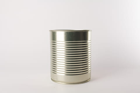stainless steel can, Aluminum, corned, large, metal, metallic HD wallpaper