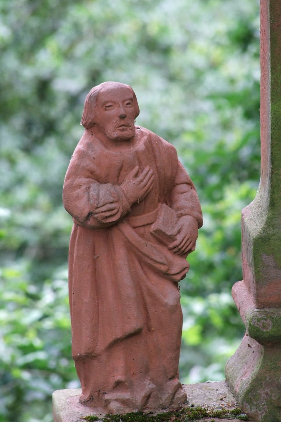 holy, statue, josef, monument, sand stone, religion, art and craft HD wallpaper