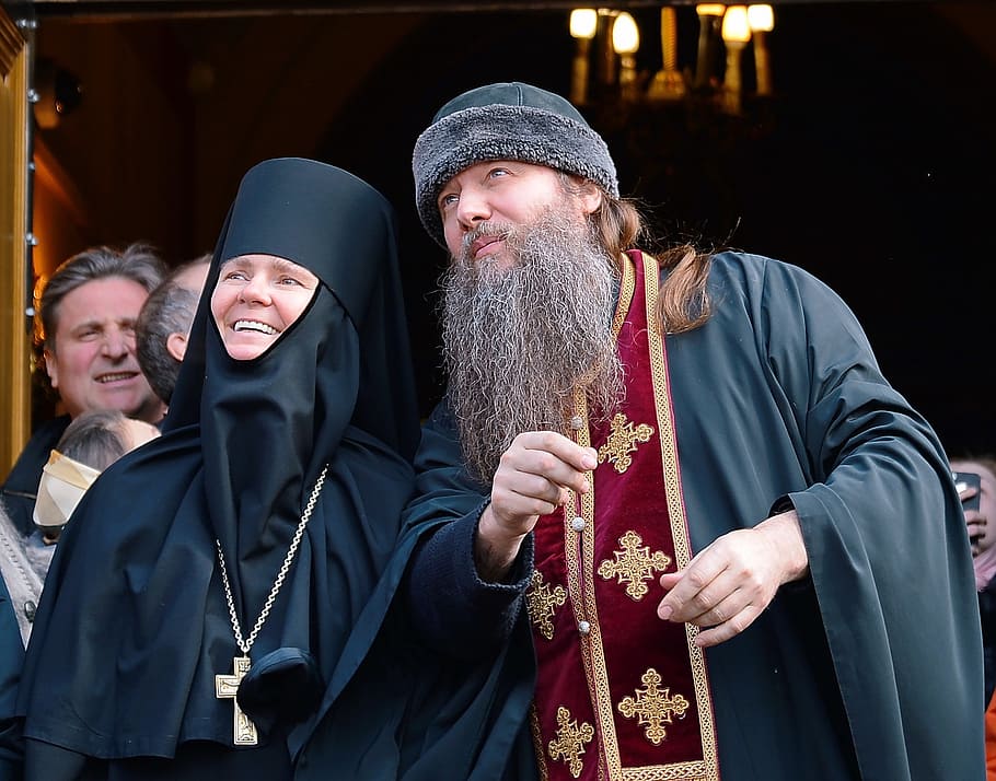 Orthodoxy, Monastery, Holiday, beard, senior adult, mature adult HD wallpaper