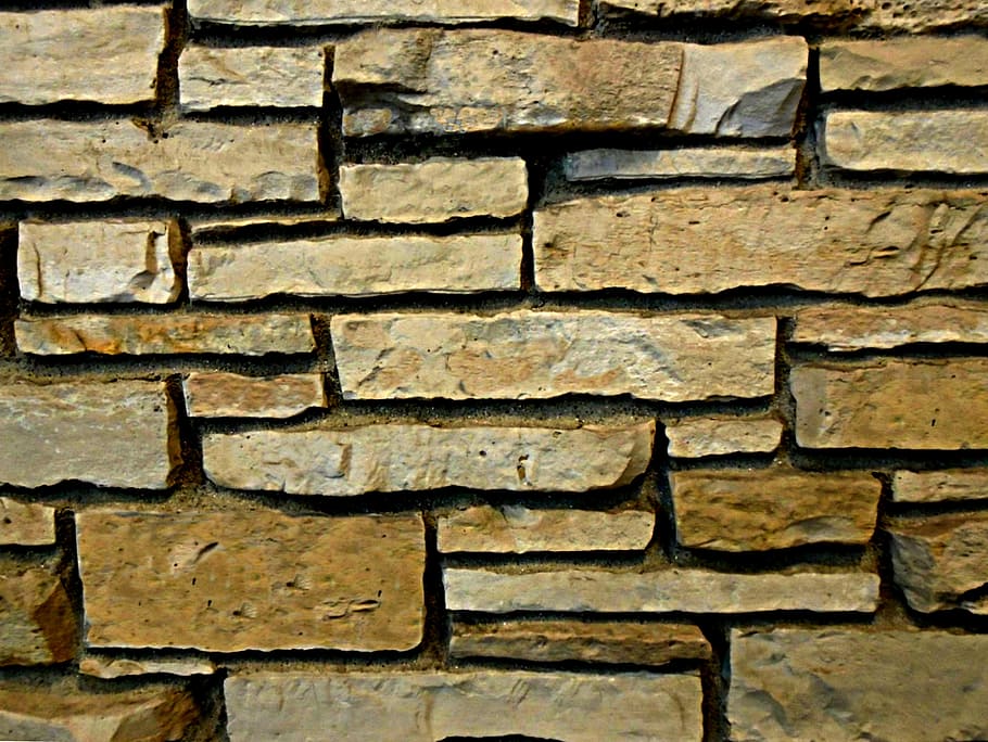 wall, stone, texture, pattern, backdrop, rough, brick wall HD wallpaper