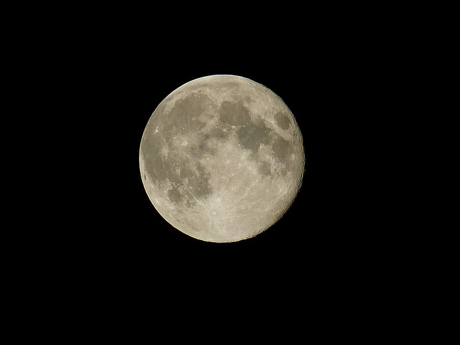 full moon, night, moonlight, space, universe, night sky, dark HD wallpaper