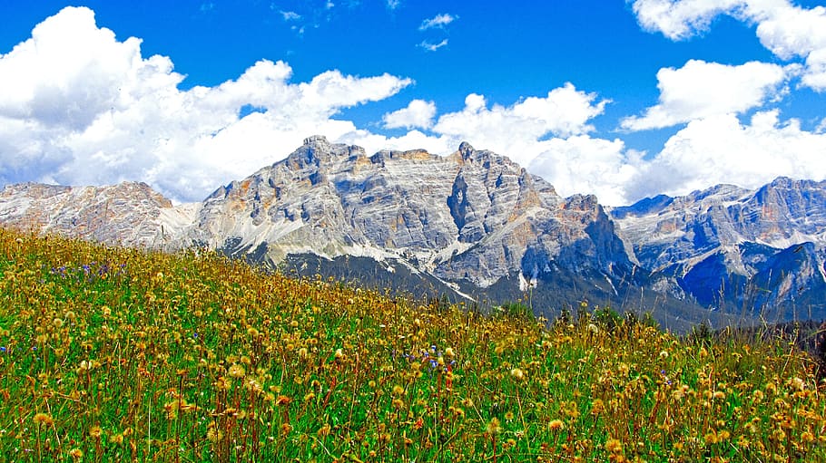 Alta Badia, Mountain, Alps, sudtyrol, dolomiti, nature, landscape, HD wallpaper
