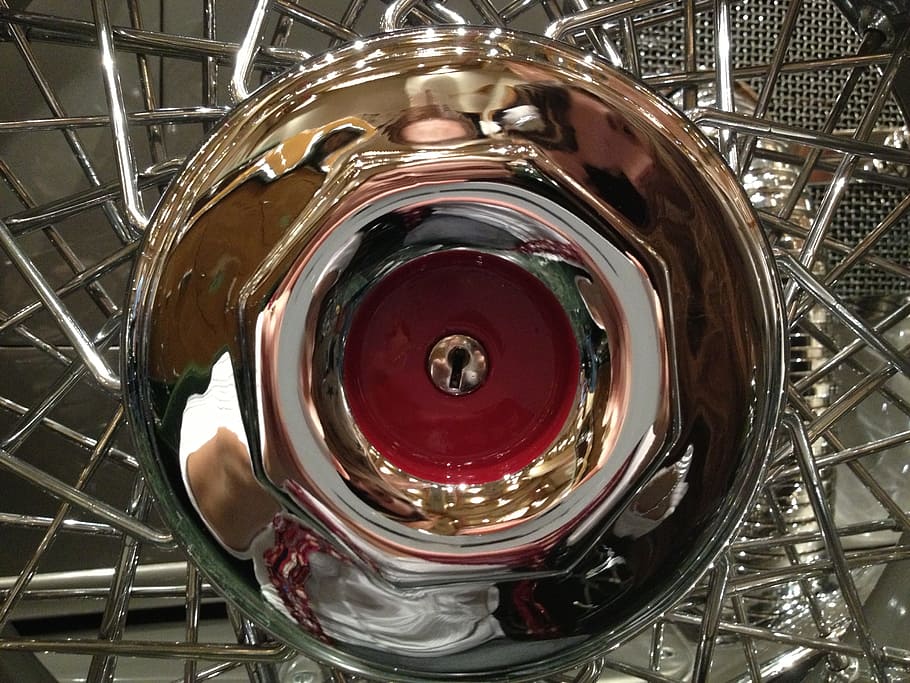 Wheels, Hubcap, Chrome, metal, close-up, indoors, no people HD wallpaper