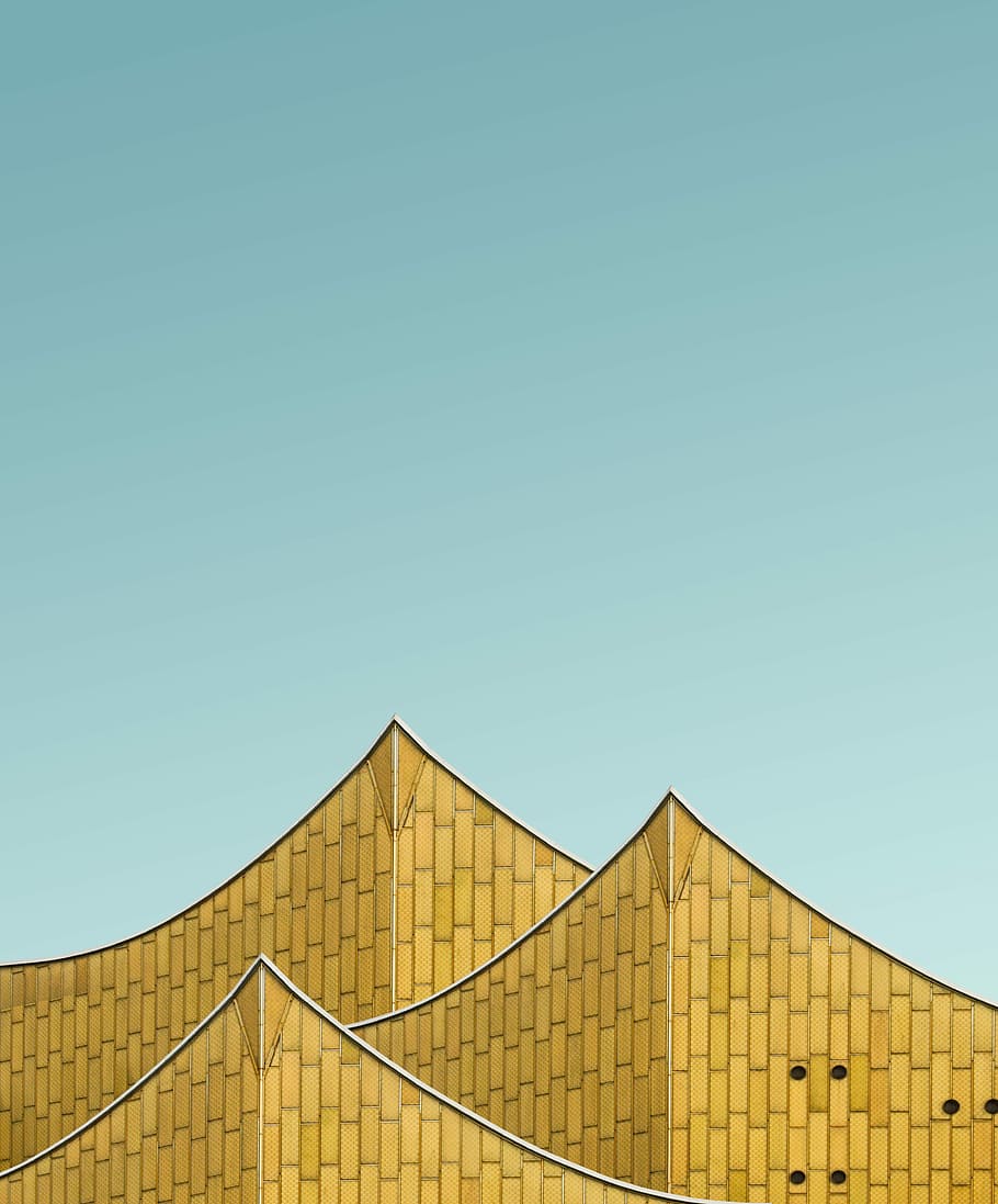 architectural photography of building roofing, untitled, sky HD wallpaper