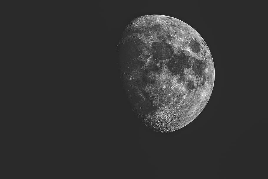1360x768px Free Download Hd Wallpaper Full Moon Moon Black And