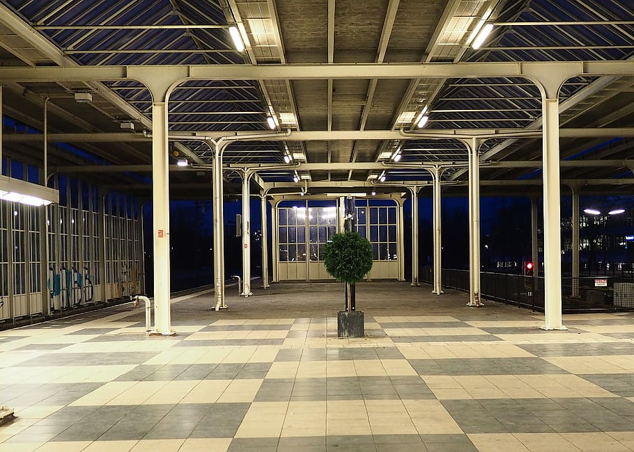 Station, Metro, Architecture, Background, indoors, illuminated HD wallpaper