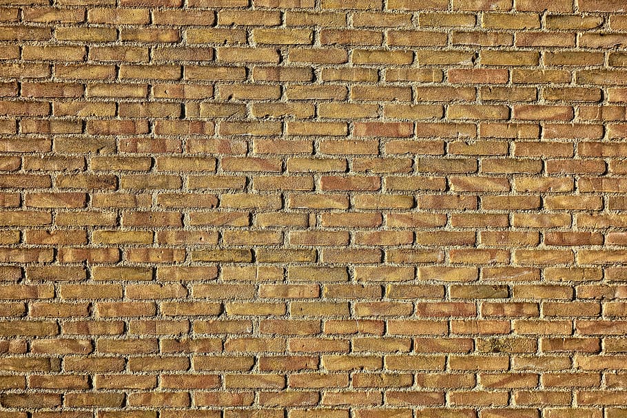 brown brick wall, brickwork, masonry, seam, mortar, surface HD wallpaper