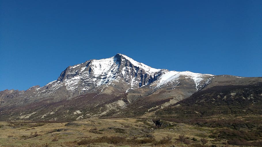 snow, mountain, sky, nature, patagonia, travel, mountain Peak HD wallpaper