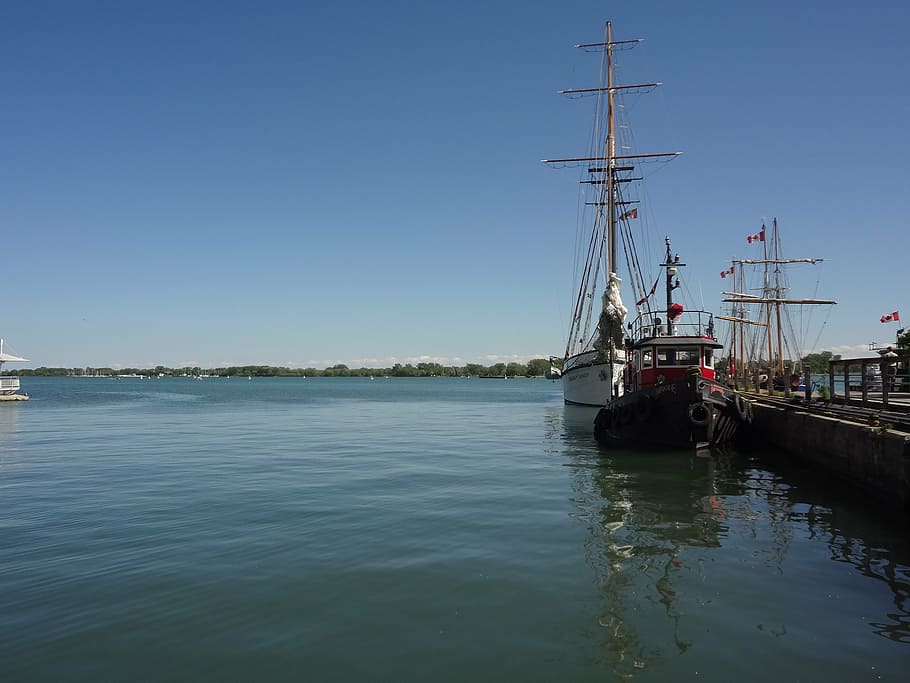 ship, boat, harbor, nautical, water, summer, sailing ship, nautical vessel HD wallpaper