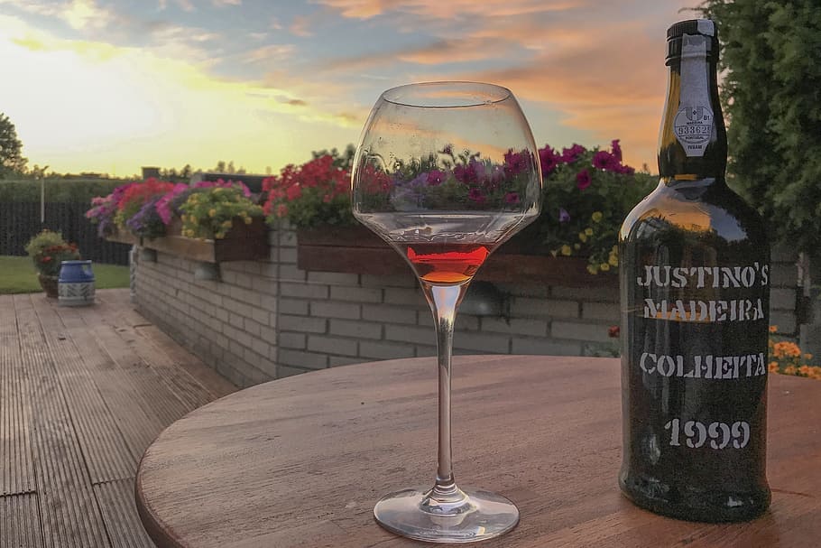 wine, sky, mood, refreshment, alcohol, food and drink, glass HD wallpaper