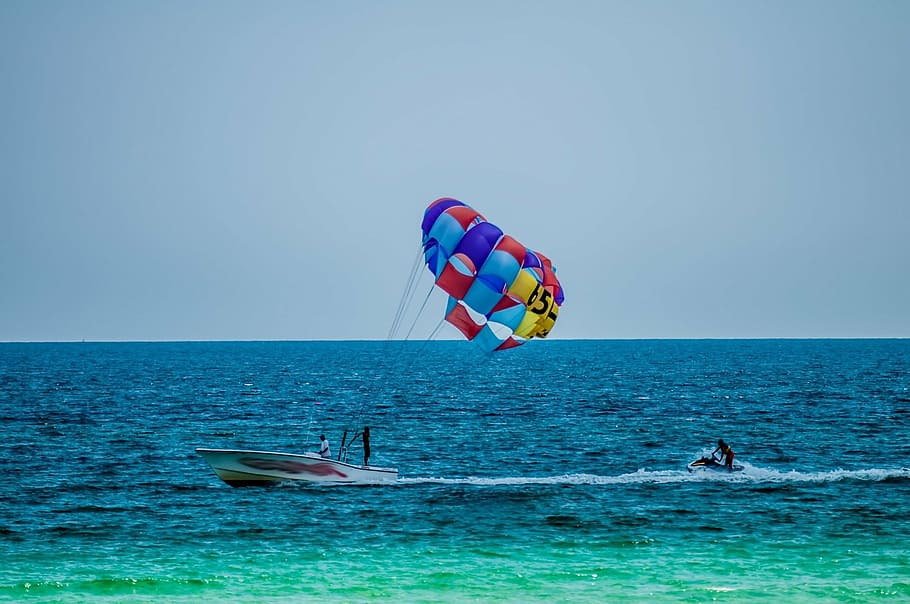 active, activity, air, attraction, beach, blue, boat, color HD wallpaper
