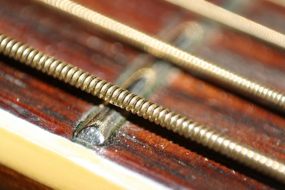 Guitar, String, String, Instrument, stringed instrument, close up HD wallpaper