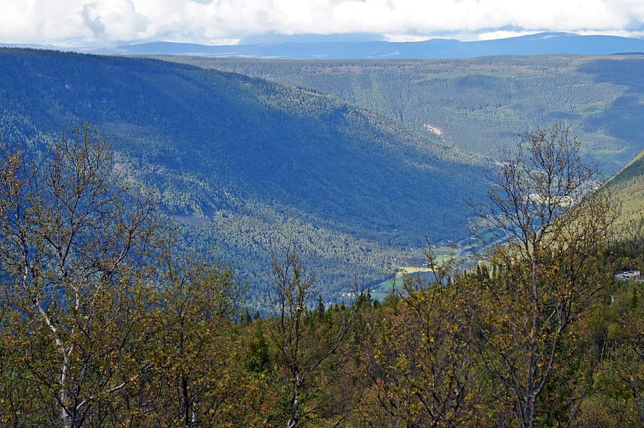 norway, rjukan, mountain, landscape, panorama, outlook, vision, HD wallpaper