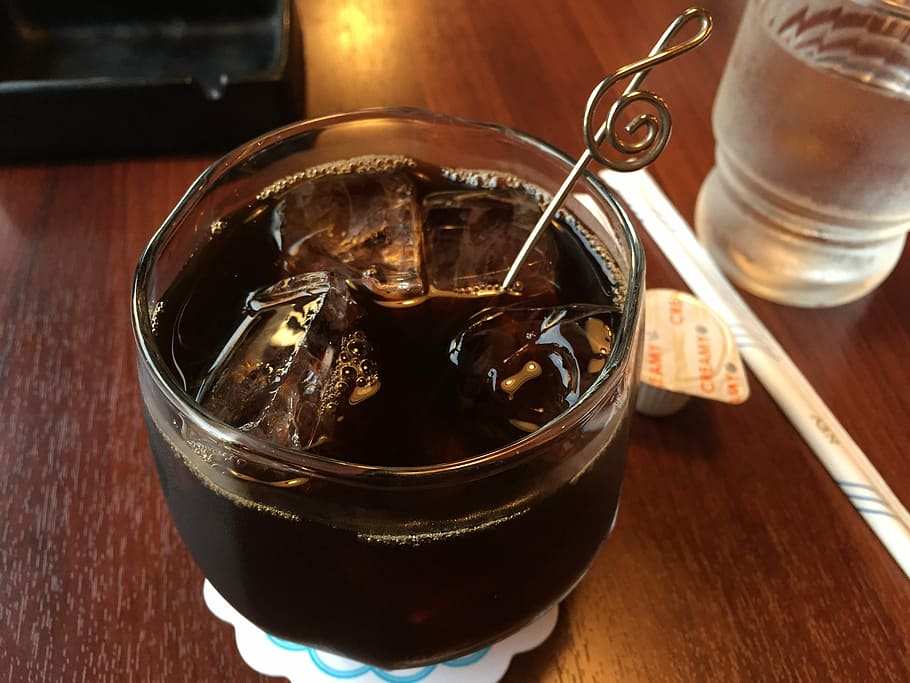 Iced Coffee, Cafe, food and drink, alcohol, drinking glass HD wallpaper