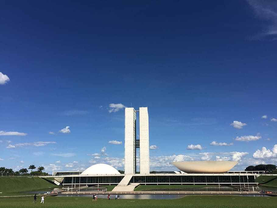 brasilia, capital, plateau, brazil, bsb, palace, built structure, HD wallpaper