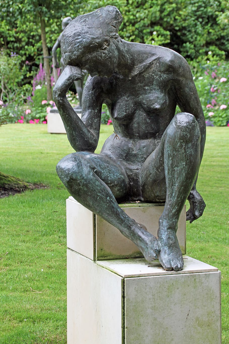 sculpture, statue, monument, nature, park, art and craft, representation HD wallpaper