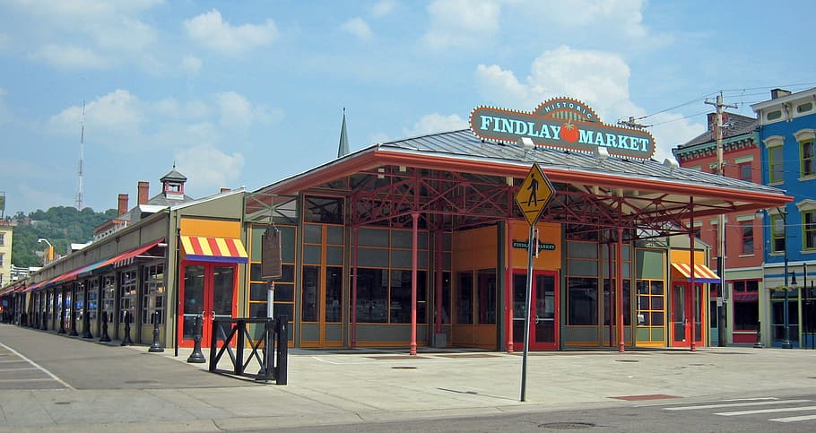 Findlay's Market in Cincinnati, Ohio, photos, public domain, United States