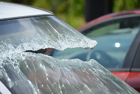 close up photo of wrecked windshield, auto, accident, broken HD wallpaper