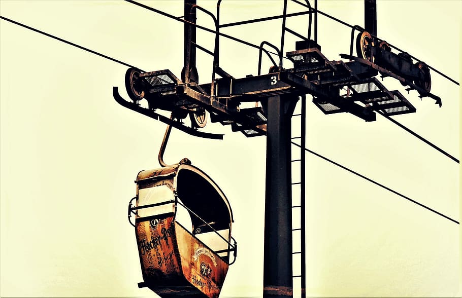 Cable Car, Support, cable car support, role, eckbauer, eckbauer railway HD wallpaper