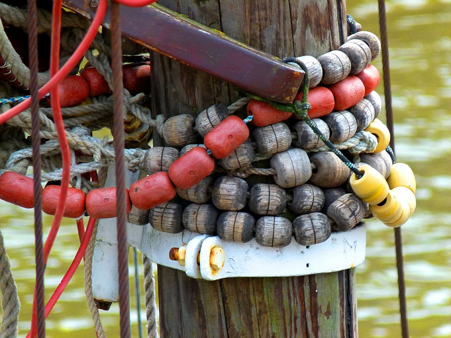 maritime, dew, rope, leash, cordage, ship traffic jams, close up, HD wallpaper