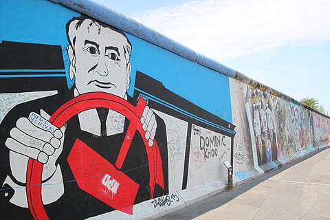 graffiti wall, berlin wall, ddr, architecture, places of interest HD wallpaper