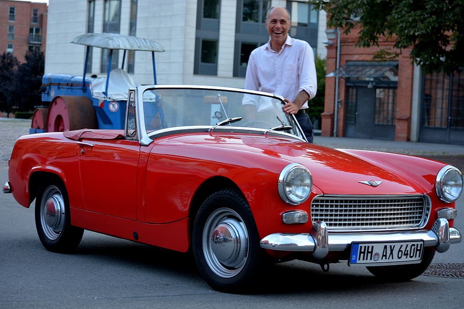 traffic, auto, oldtimer, vehicle, pkw, vintage car, hamburg HD wallpaper