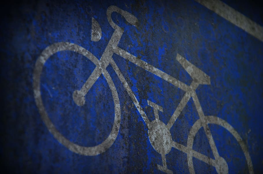 shield, wheel, blue, old, moss, dark, note, traffic, bike, cycling HD wallpaper