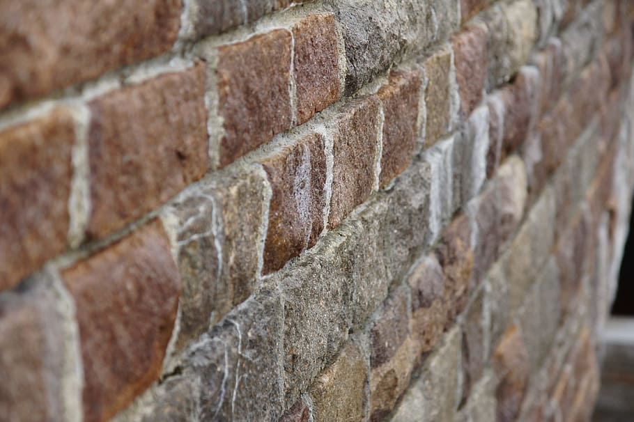 Wall, Stone, Facade, Building, red, brick, stone Material, wall - Building Feature HD wallpaper