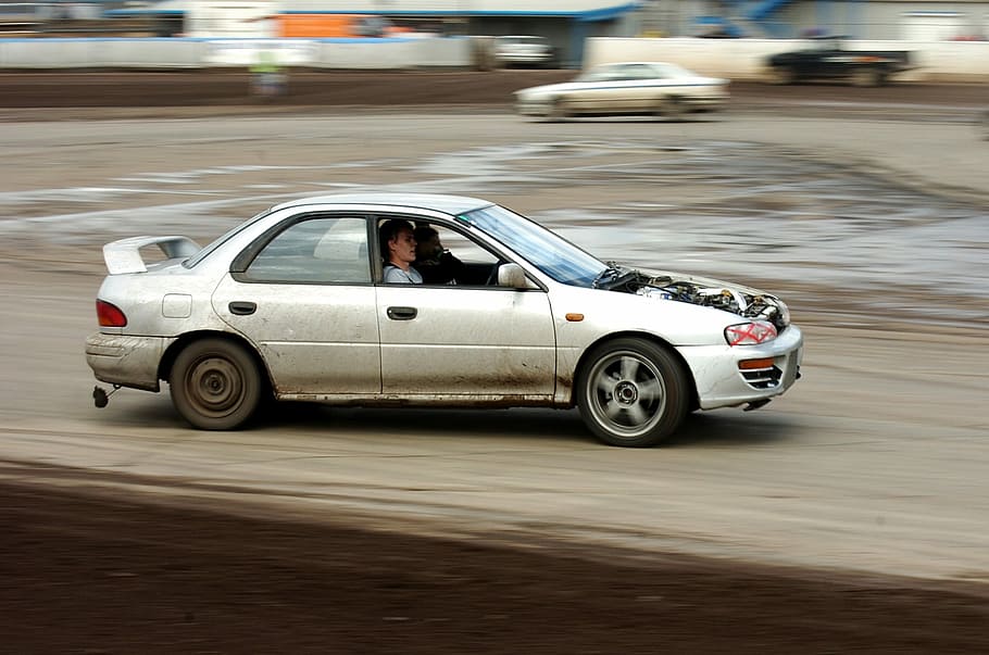 Subaru Impreza, Drift, Car, Car, Race, Tuned, show, speed, competition, HD wallpaper