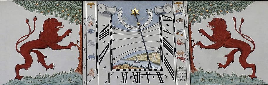 sundial, clock, timepiece, time of, time indicating, historically HD wallpaper