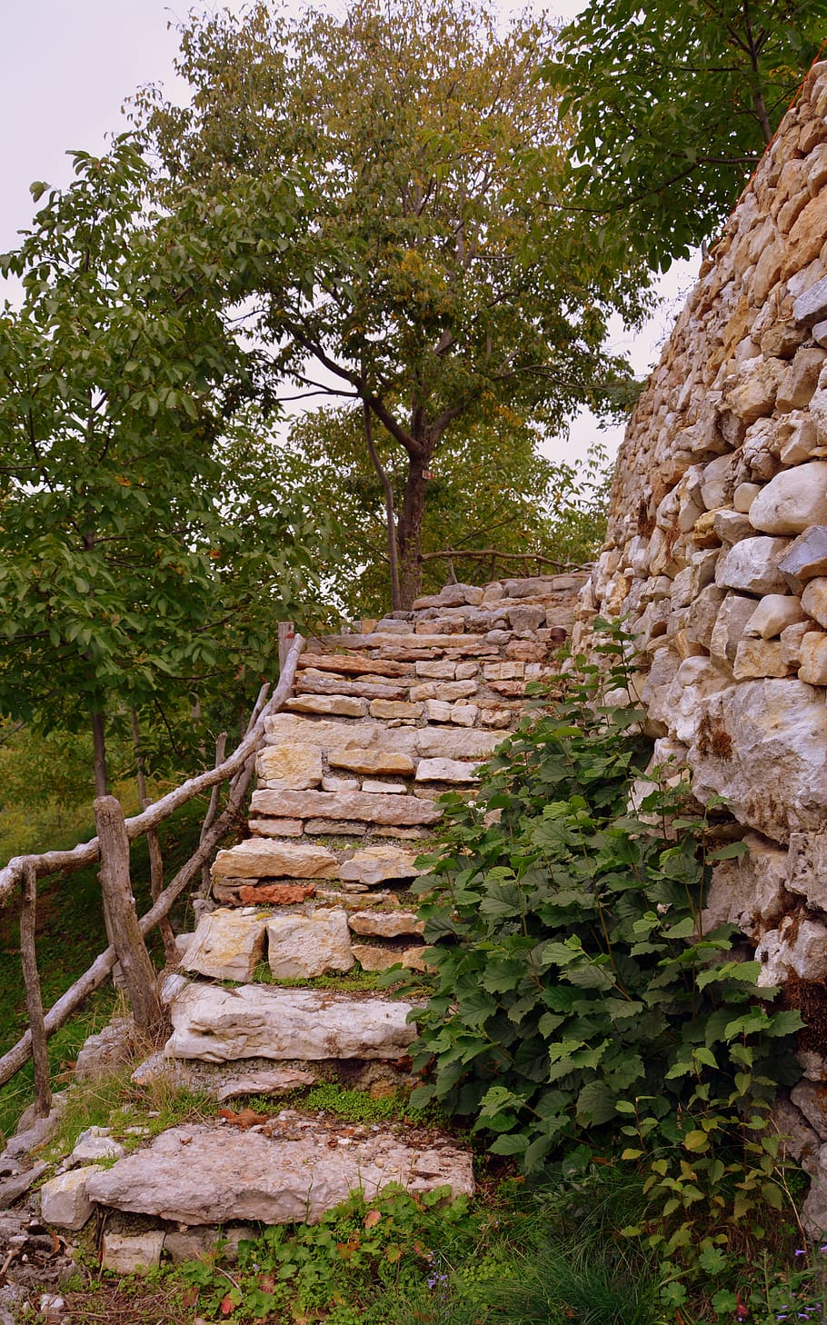 climb, scale, stone, wall, sassi, the european path, e5, lessinia HD wallpaper