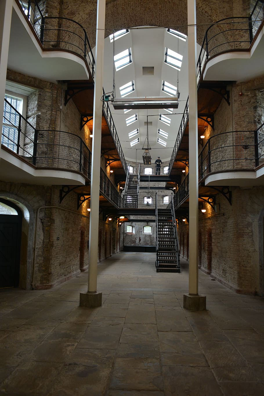 architecture, prison, old, cork, illuminated, built structure HD wallpaper