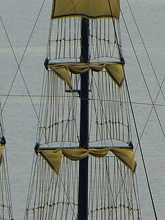Mast, Dew, Canvas, Sailing Vessel, sailing boat, ship, boot HD wallpaper