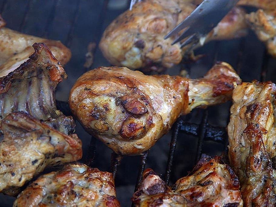 solstice, chicken, barbecued, grilling, drink, food, food and drink HD wallpaper