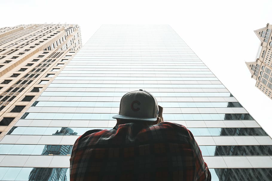 architecture, buildings, cup, facade, futuristic, glass windows HD wallpaper