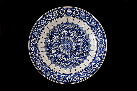 Tile, Handicrafts, Plate, increased, ceramic, turkey, atalay melahat glow HD wallpaper