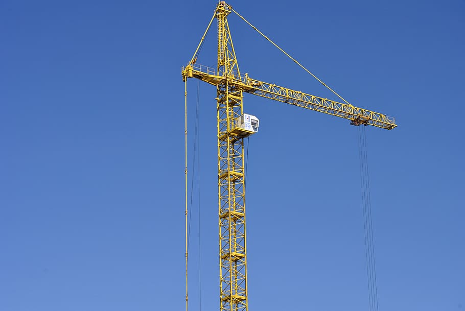 industry, high, tower, steel, machinery, crane - construction machinery HD wallpaper