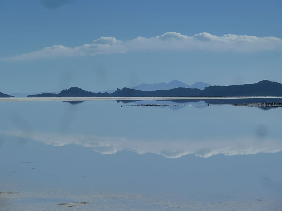 Salt Flats, Uyuni, South America, Desert, salt lake, water, HD wallpaper